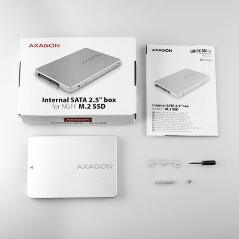 AXAGON Internal 2.5" box with SATA interface for M.2 SATA SSD AXAGON Internal 2.5" box with SATA interface for M.2 SATA SSD
