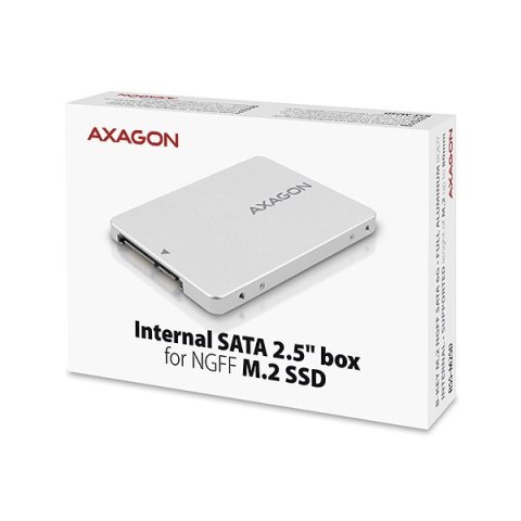 AXAGON Internal 2.5" box with SATA interface for M.2 SATA SSD AXAGON Internal 2.5" box with SATA interface for M.2 SATA SSD