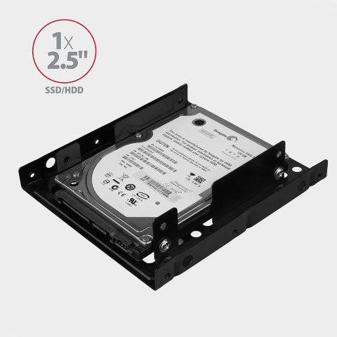 AXAGON Metal frame for mounting two 2.5" disks in a 3.5" position | RHD-225 AXAGON Metal frame for mounting two 2.5" disks in a 3.5" position | RHD-225