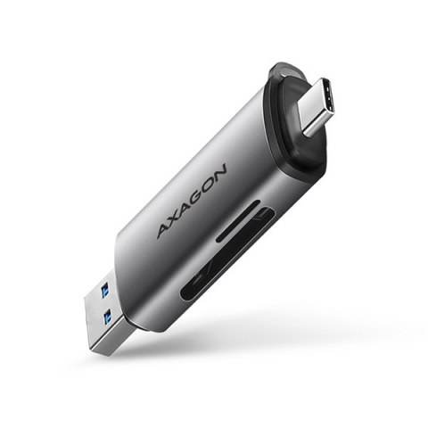 AXAGON Mobile USB 3.2 Gen 1card reader with USB-C and USB-A connectors | CRE-SAC AXAGON Mobile USB 3.2 Gen 1card reader with USB-C and USB-A connectors | CRE-SAC