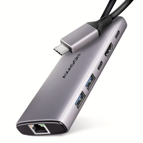 AXAGON Multi port USB-C 10Gbps hub | HMC-6G2L AXAGON Multi port USB-C 10Gbps hub | HMC-6G2L