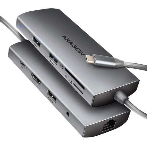 AXAGON Multi port USB-C 5Gbps hub | HMC-8HLSA AXAGON Multi port USB-C 5Gbps hub | HMC-8HLSA