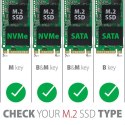 AXAGON PCI-Express x4 adapter to connect up to two M.2 disks to a computer | PCEM2-D