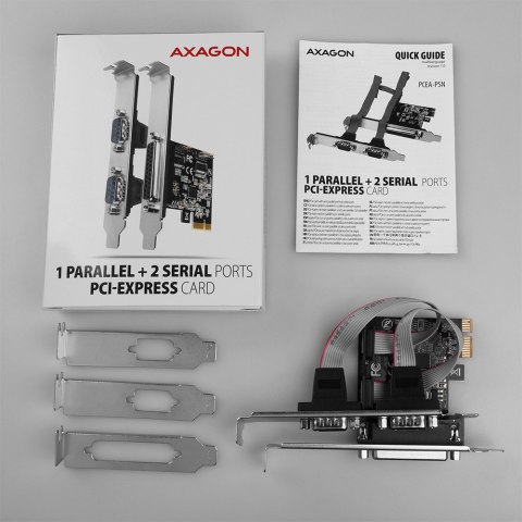 AXAGON PCI-Express card with one parallel and two serial ports 250 kbps | PCEA-PSN AXAGON PCI-Express card with one parallel and two serial ports 250 kbps | PCEA-PSN