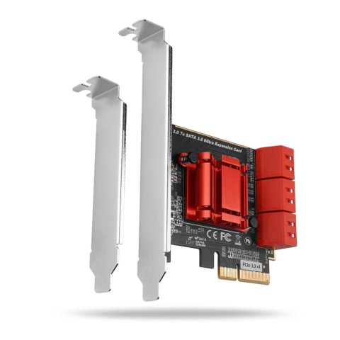 AXAGON PCIe Controller 6x SATA 6G | PCES-SA6 AXAGON PCIe Controller 6x SATA 6G | PCES-SA6