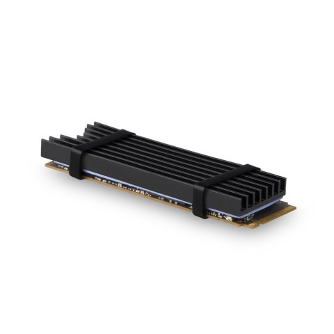 AXAGON Passive aluminum heatsink for all M.2 SSDs, size 2280, high 6 mm | CLR-M2L6 AXAGON Passive aluminum heatsink for all M.2 SSDs, size 2280, high 6 mm | CLR-M2L6