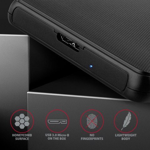 AXAGON Screwless USB 3.2 Gen 1 - SATA 6G external box for 2.5" SSD/HDD AXAGON Screwless USB 3.2 Gen 1 - SATA 6G external box for 2.5" SSD/HDD
