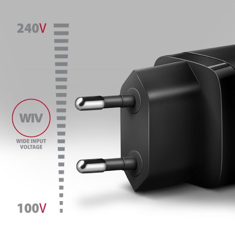 AXAGON Sil wallcharger 1x port USB-C, PD3.0/PPS/QC4+/SFC/AFC/Apple, 30W | ACU-PD30 AXAGON Sil wallcharger 1x port USB-C, PD3.0/PPS/QC4+/SFC/AFC/Apple, 30W | ACU-PD30