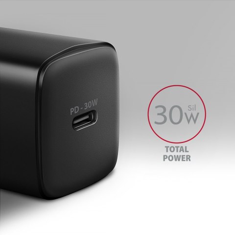 AXAGON Sil wallcharger 1x port USB-C, PD3.0/PPS/QC4+/SFC/AFC/Apple, 30W | ACU-PD30 AXAGON Sil wallcharger 1x port USB-C, PD3.0/PPS/QC4+/SFC/AFC/Apple, 30W | ACU-PD30