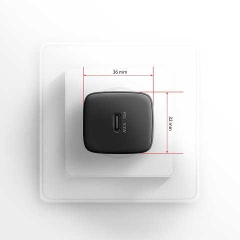 AXAGON Sil wallcharger 1x port USB-C, PD3.0/PPS/QC4+/SFC/AFC/Apple, 30W | ACU-PD30 AXAGON Sil wallcharger 1x port USB-C, PD3.0/PPS/QC4+/SFC/AFC/Apple, 30W | ACU-PD30