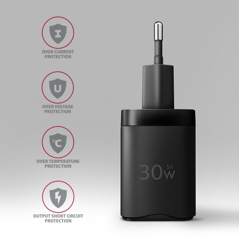 AXAGON Sil wallcharger 1x port USB-C, PD3.0/PPS/QC4+/SFC/AFC/Apple, 30W | ACU-PD30 AXAGON Sil wallcharger 1x port USB-C, PD3.0/PPS/QC4+/SFC/AFC/Apple, 30W | ACU-PD30