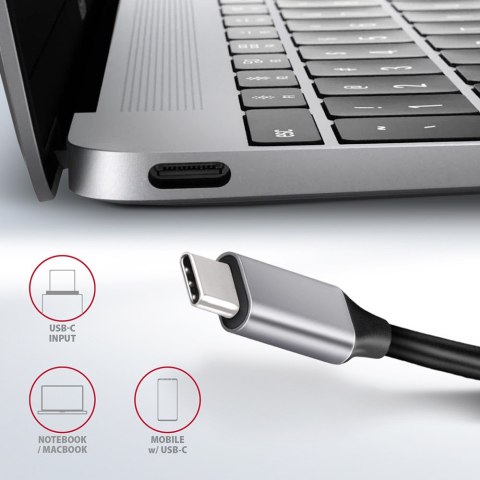 AXAGON SuperSpeed USB-C COMBO 6in1 Hub | HMC-6GL AXAGON SuperSpeed USB-C COMBO 6in1 Hub | HMC-6GL