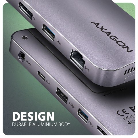 AXAGON USB-C 10Gbps GEN2COMBO 12in1 Hub | HMC-12GM2 AXAGON USB-C 10Gbps GEN2COMBO 12in1 Hub | HMC-12GM2