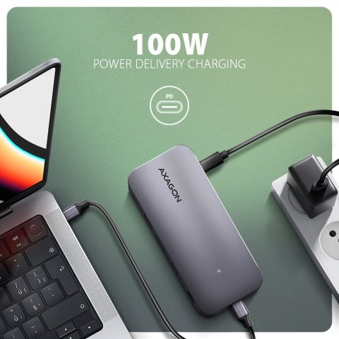 AXAGON USB-C 10Gbps GEN2COMBO 12in1 Hub | HMC-12GM2 AXAGON USB-C 10Gbps GEN2COMBO 12in1 Hub | HMC-12GM2