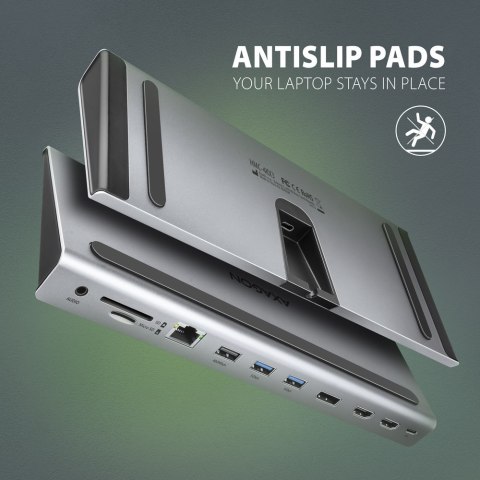 AXAGON USB-C 5Gbps TRIPLE 4K DISPLAY 11in1 Hub | HMC-4KX3 AXAGON USB-C 5Gbps TRIPLE 4K DISPLAY 11in1 Hub | HMC-4KX3