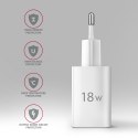 AXAGON Wallcharger 1x port USB-A, QC3.0/AFC/FCP/Apple, 18W | ACU-QC18W