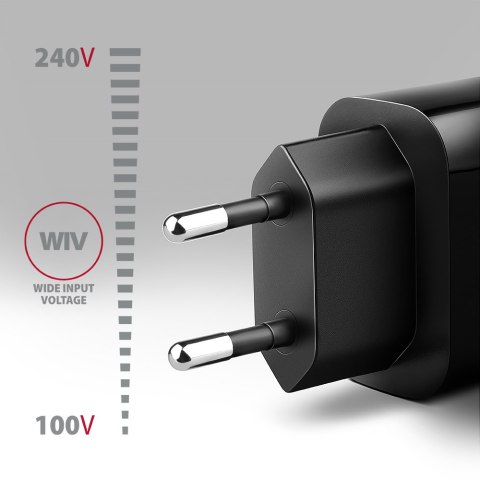 AXAGON Wallcharger 1x port USB-A, QC3.0/AFC/FCP/Apple, 18W | ACU-QC18 AXAGON Wallcharger 1x port USB-A, QC3.0/AFC/FCP/Apple, 18W | ACU-QC18
