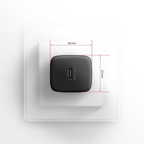AXAGON Wallcharger 1x port USB-C, PD3.0/PPS/QC4+/AFC/FCP/Apple, 20W | ACU-PD20 AXAGON Wallcharger 1x port USB-C, PD3.0/PPS/QC4+/AFC/FCP/Apple, 20W | ACU-PD20