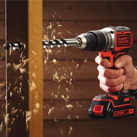 BLACK & DECKER 18V Drill Driver with 2x2.0 Ah Batteries | BCD383D2XK-QW BLACK & DECKER 18V Drill Driver with 2x2.0 Ah Batteries | BCD383D2XK-QW
