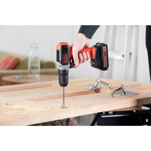 BLACK & DECKER | Cordless Drill Driver | BCD001C1-QW | 18 V | 1.5 Ah | Lithium BLACK & DECKER | Cordless Drill Driver | BCD001C1-QW | 18 V | 1.5 Ah | Lithium