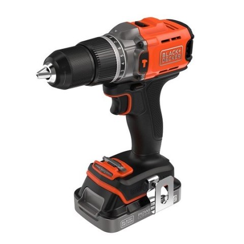 BLACK & DECKER | Cordless Drill Driver | BCD383D1XK-QW | 18 V | 2.0 Ah | Lithium BLACK & DECKER | Cordless Drill Driver | BCD383D1XK-QW | 18 V | 2.0 Ah | Lithium