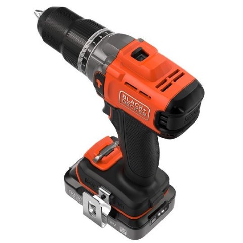 BLACK & DECKER | Cordless Drill Driver | BCD383D1XK-QW | 18 V | 2.0 Ah | Lithium BLACK & DECKER | Cordless Drill Driver | BCD383D1XK-QW | 18 V | 2.0 Ah | Lithium