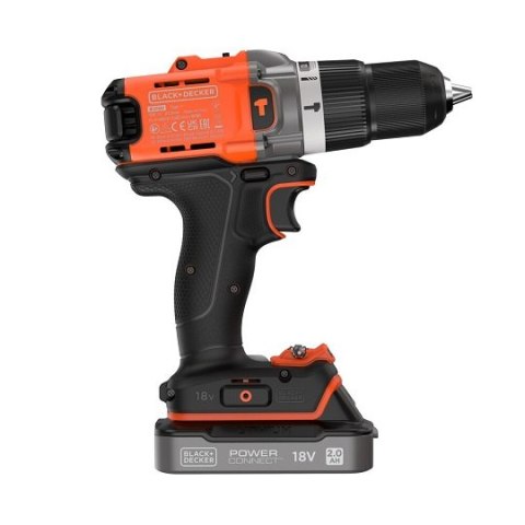 BLACK & DECKER | Cordless Drill Driver | BCD383D1XK-QW | 18 V | 2.0 Ah | Lithium BLACK & DECKER | Cordless Drill Driver | BCD383D1XK-QW | 18 V | 2.0 Ah | Lithium