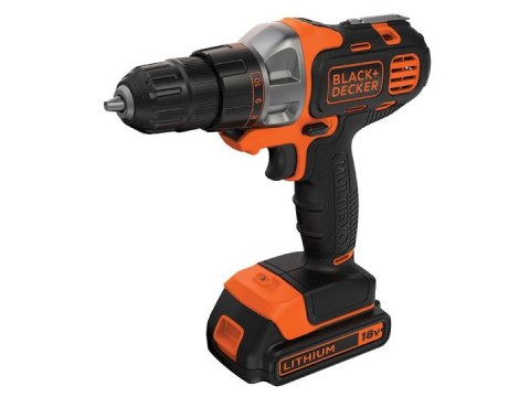 BLACK & DECKER | Cordless Multievo Drill Driver | MT218K-QW | 18 V | 1.5 Ah | Lithium BLACK & DECKER | Cordless Multievo Drill Driver | MT218K-QW | 18 V | 1.5 Ah | Lithium