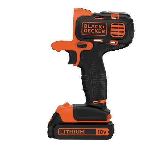 BLACK & DECKER | Cordless Multievo Drill Driver | MT218K-QW | 18 V | 1.5 Ah | Lithium BLACK & DECKER | Cordless Multievo Drill Driver | MT218K-QW | 18 V | 1.5 Ah | Lithium