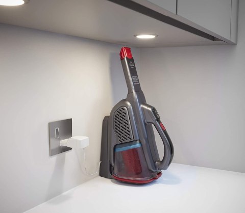 BLACK & DECKER Vacuum Cleaner | BHHV315B-QW | Cordless operating | Handstick | 12 V | Gray/Red BLACK & DECKER Vacuum Cleaner | BHHV315B-QW | Cordless operating | Handstick | 12 V | Gray/Red