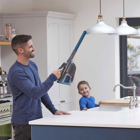 BLACK & DECKER Vacuum Cleaner | BHHV320B-QW | Cordless operating | Handstick | 12 V | Operating time (max) 20 min | Gray/Blue BLACK & DECKER Vacuum Cleaner | BHHV320B-QW | Cordless operating | Handstick | 12 V | Operating time (max) 20 min | Gray/Blue
