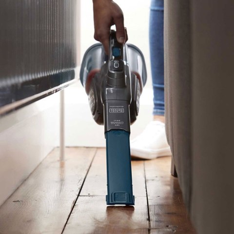 BLACK & DECKER Vacuum Cleaner | BHHV320B-QW | Cordless operating | Handstick | 12 V | Operating time (max) 20 min | Gray/Blue BLACK & DECKER Vacuum Cleaner | BHHV320B-QW | Cordless operating | Handstick | 12 V | Operating time (max) 20 min | Gray/Blue