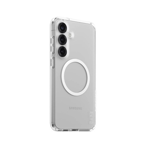 CARE by PanzerGlass Flagship Case Transparent Urban Combat w. White Qi Compatible Samsung Galaxy S25 | CARE CARE by PanzerGlass Flagship Case Transparent Urban Combat w. White Qi Compatible Samsung Galaxy S25 | CARE