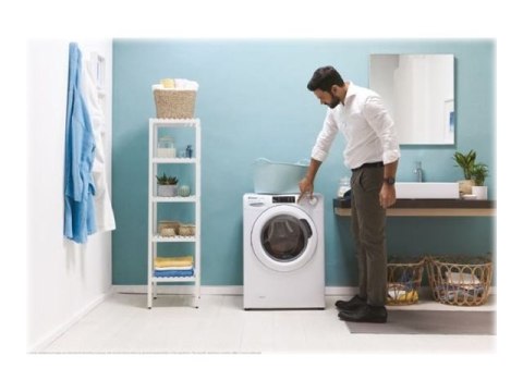 Candy Washing Machine with Dryer | CSOW 4855TWE/1-S | Energy efficiency class C/E | Front loading | Washing capacity 8 kg | 1400 Candy Washing Machine with Dryer | CSOW 4855TWE/1-S | Energy efficiency class C/E | Front loading | Washing capacity 8 kg | 1400