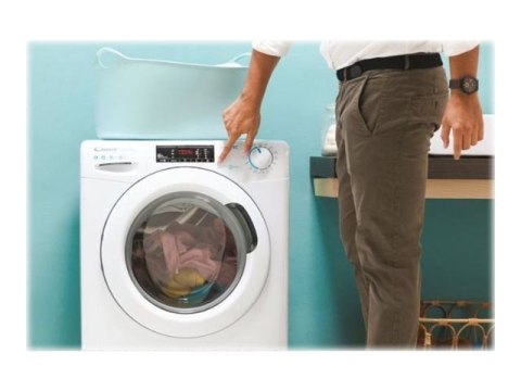 Candy Washing Machine with Dryer | CSOW 4855TWE/1-S | Energy efficiency class C/E | Front loading | Washing capacity 8 kg | 1400 Candy Washing Machine with Dryer | CSOW 4855TWE/1-S | Energy efficiency class C/E | Front loading | Washing capacity 8 kg | 1400