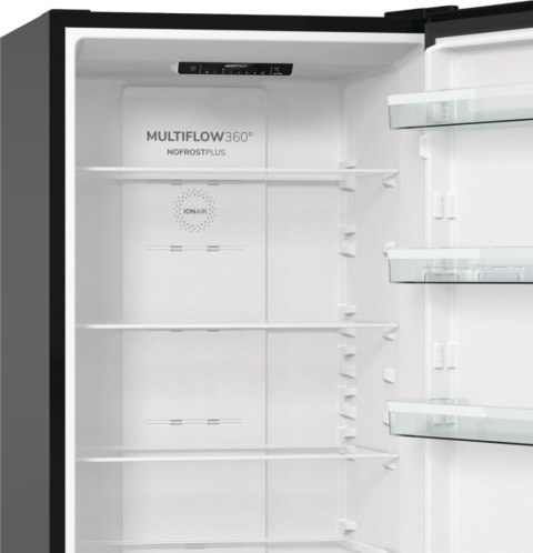 Gorenje | Refrigerator | NRK6202EBXL4 | Energy efficiency class E | Free standing | Combi | Height 200 cm | No Frost system | Fr Gorenje | Refrigerator | NRK6202EBXL4 | Energy efficiency class E | Free standing | Combi | Height 200 cm | No Frost system | Fr