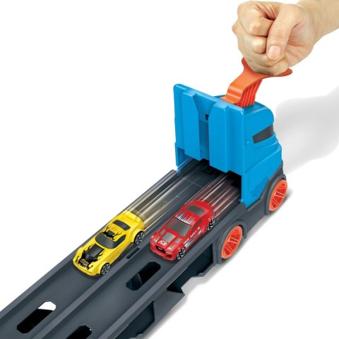 Hot Wheels Wyścigowy transporter 2w1 (GVG37) | Hot Wheels Hot Wheels Wyścigowy transporter 2w1 (GVG37) | Hot Wheels