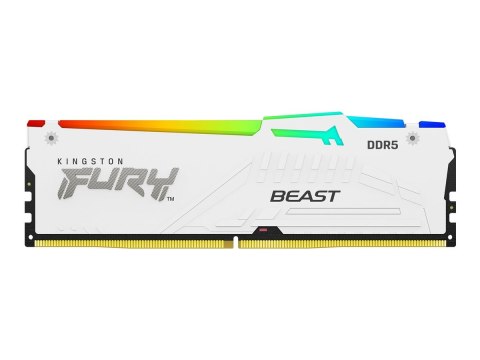 Kingston KF568C34BWEA-16 16GB 6800MT/s DDR5 CL34 DIMM FURY Beast White RGB EXPO | Kingston Kingston KF568C34BWEA-16 16GB 6800MT/s DDR5 CL34 DIMM FURY Beast White RGB EXPO | Kingston