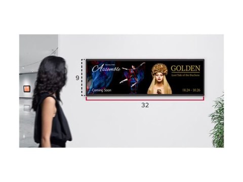 LG Ultra Stretch Signage | 37BH7N-H | 37 " | 700 cd/m² | Landscape/Portrait | 24/7 | WebOS | 14 ms | 178 ° | 178 ° LG Ultra Stretch Signage | 37BH7N-H | 37 " | 700 cd/m² | Landscape/Portrait | 24/7 | WebOS | 14 ms | 178 ° | 178 °
