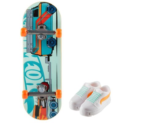 Mattel | Assorted Hot Wheels Skate Fingerboard with Shoes, HGT46 | Multicoloured | Metal/Plastic Mattel | Assorted Hot Wheels Skate Fingerboard with Shoes, HGT46 | Multicoloured | Metal/Plastic