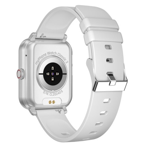 MyPhone Watch Classic 2 | Smart watch | TFT | 1.85" | Waterproof | Silver Grey MyPhone Watch Classic 2 | Smart watch | TFT | 1.85" | Waterproof | Silver Grey