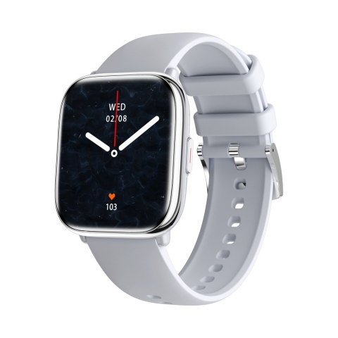MyPhone Watch Pastel | Smart watch | AMOLED | 1.75" | Waterproof | Silver Grey MyPhone Watch Pastel | Smart watch | AMOLED | 1.75" | Waterproof | Silver Grey