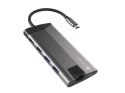 Natec | USB-C Multiport Adapter | NMP-1690 | Grey | USB Type-C | 0.15 m