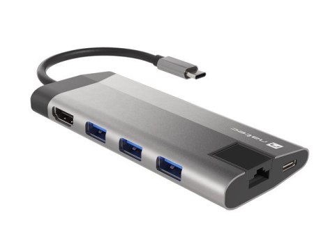 Natec | USB-C Multiport Adapter | NMP-1690 | Grey | USB Type-C | 0.15 m Natec | USB-C Multiport Adapter | NMP-1690 | Grey | USB Type-C | 0.15 m