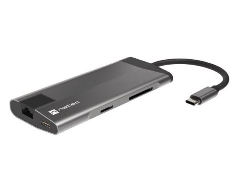 Natec | USB-C Multiport Adapter | NMP-1690 | Grey | USB Type-C | 0.15 m Natec | USB-C Multiport Adapter | NMP-1690 | Grey | USB Type-C | 0.15 m