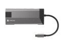 Natec | USB-C Multiport Adapter | NMP-1690 | Grey | USB Type-C | 0.15 m
