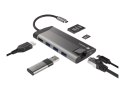 Natec | USB-C Multiport Adapter | NMP-1690 | Grey | USB Type-C | 0.15 m