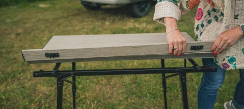 Outwell Canmore L Large Capacity Table for Family Outings, Black/Grey | Outwell Outwell Canmore L Large Capacity Table for Family Outings, Black/Grey | Outwell