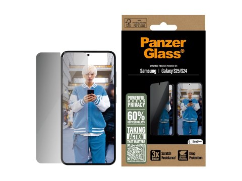 PanzerGlass Privacy Screen Protector Samsung Galaxy S25 | Ultra-Wide Fit | PanzerGlass PanzerGlass Privacy Screen Protector Samsung Galaxy S25 | Ultra-Wide Fit | PanzerGlass