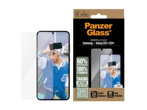 PanzerGlass Screen Protector Samsung Galaxy S25 Plus | Ultra-Wide Fit | PanzerGlass PanzerGlass Screen Protector Samsung Galaxy S25 Plus | Ultra-Wide Fit | PanzerGlass